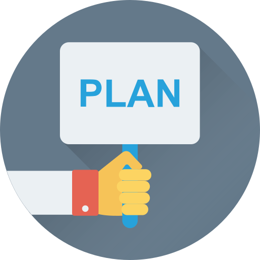 plano grátis ícone
