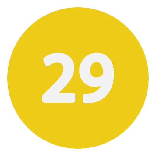 Twenty nine free icon Twenty nine free icon