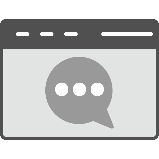 chat web icono gratis