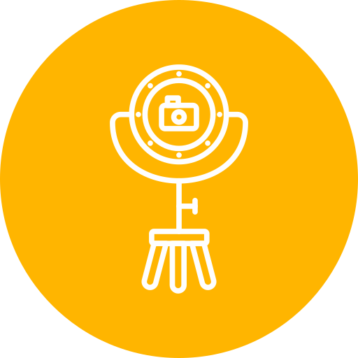 anillo de luz icono gratis