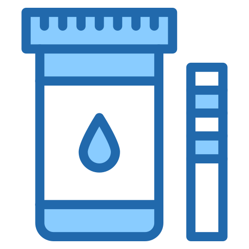 Urine test Generic Blue icon