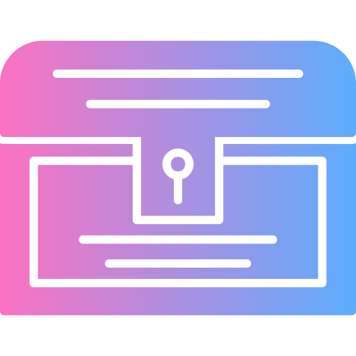 cofre del tesoro icono gratis