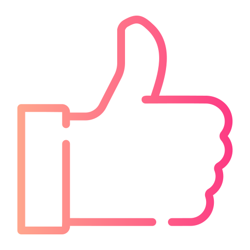 pulgares hacia arriba icono gratis