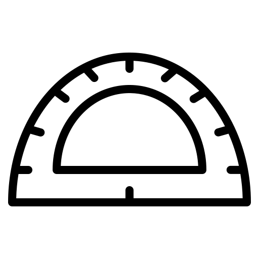 Protractor free icon Protractor free icon