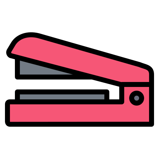 Stapler Generic Outline Color icon