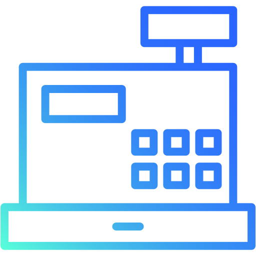 caja registradora icono gratis