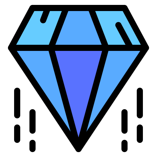 Diamond Generic Outline Color Icon