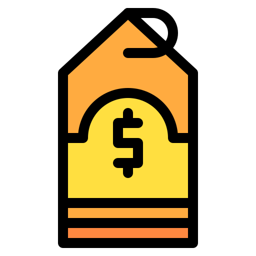 etiqueta de precio icono gratis