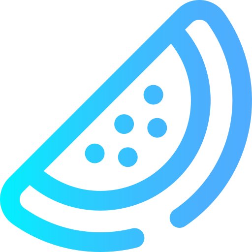 sandía icono gratis