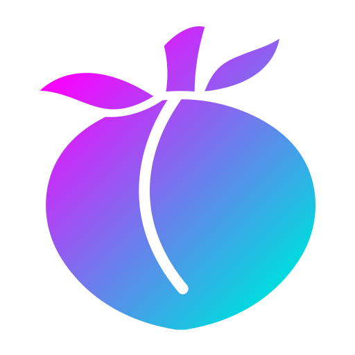 melocotón icono gratis