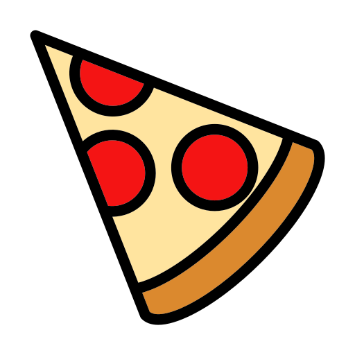 porción de pizza icono gratis