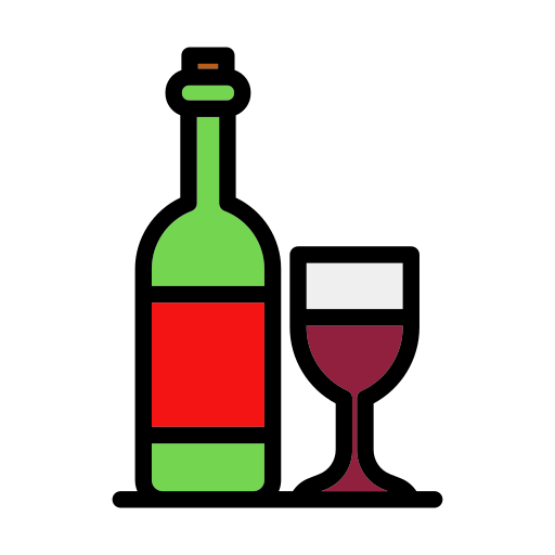 vino icono gratis