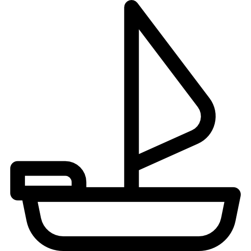 Sailing boat free icon