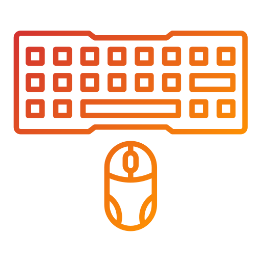 teclado y ratón icono gratis