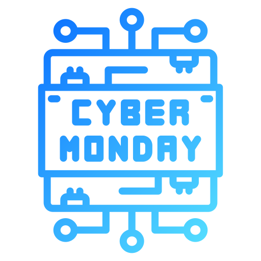 cyber monday icono gratis