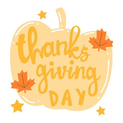 thanksgiving gratis sticker