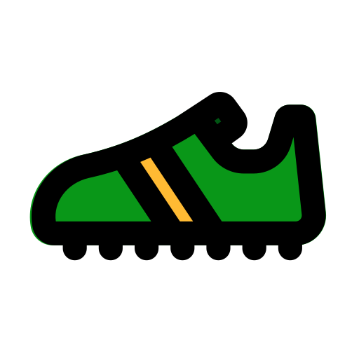 zapatos de fútbol icono gratis