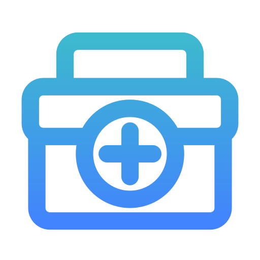 caja médica icono gratis