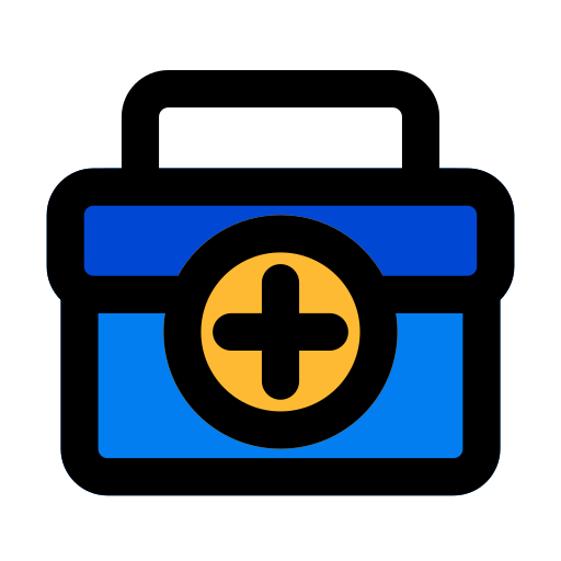 caja médica icono gratis