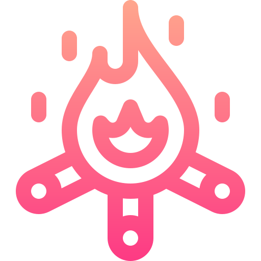 Campfire free icon