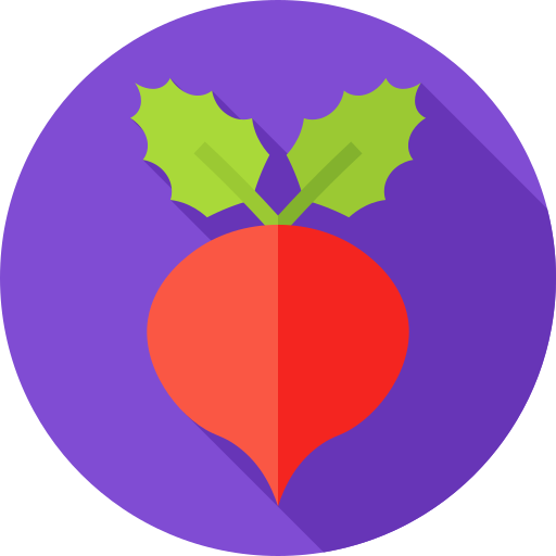 rábano icono gratis
