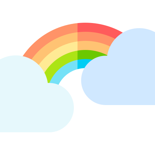 arco iris icono gratis