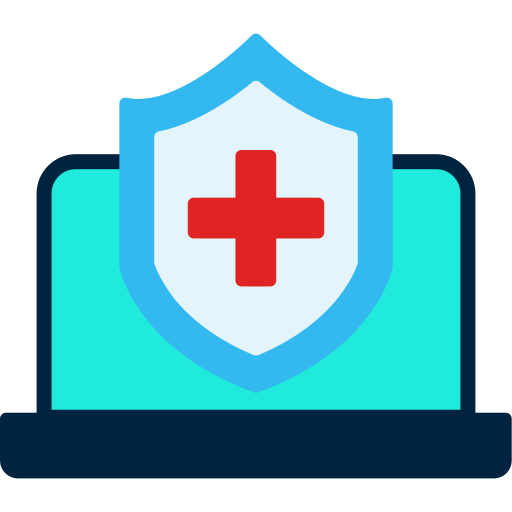 seguro de salud icono gratis