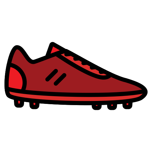 zapatos de fútbol icono gratis