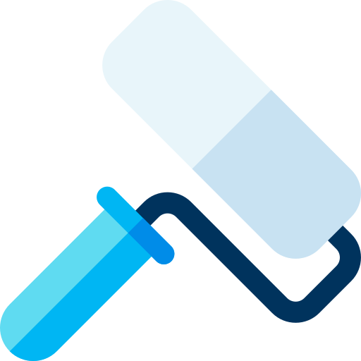 rodillo icono gratis