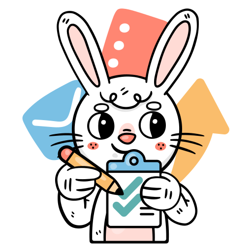 Bunny Stickers - Free animals Stickers