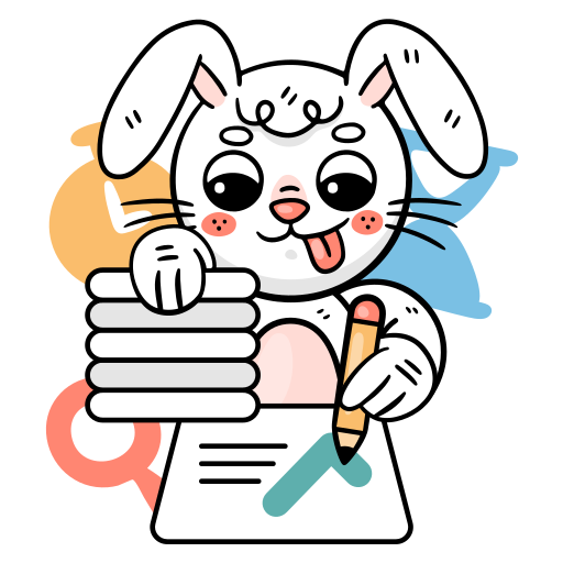 Bunny Stickers - Free animals Stickers