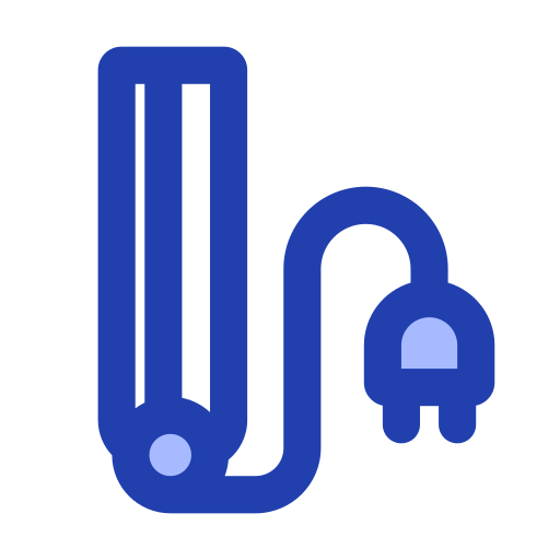 plancha de pelo icono gratis