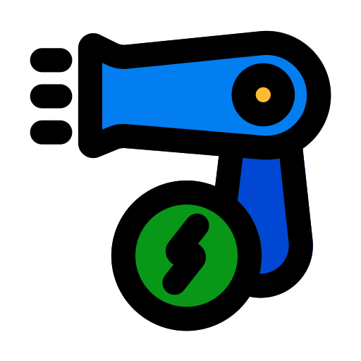 secador de pelo icono gratis