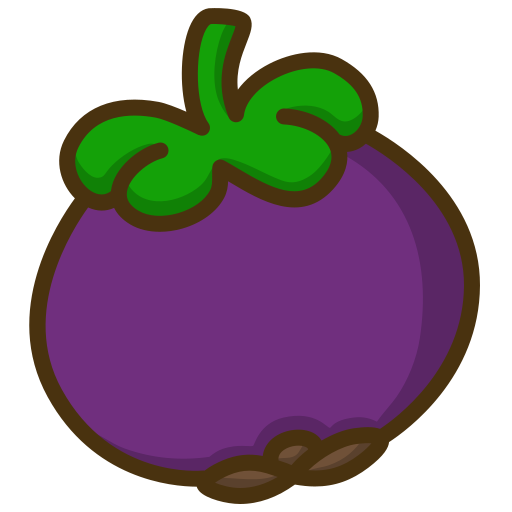 mangostán icono gratis