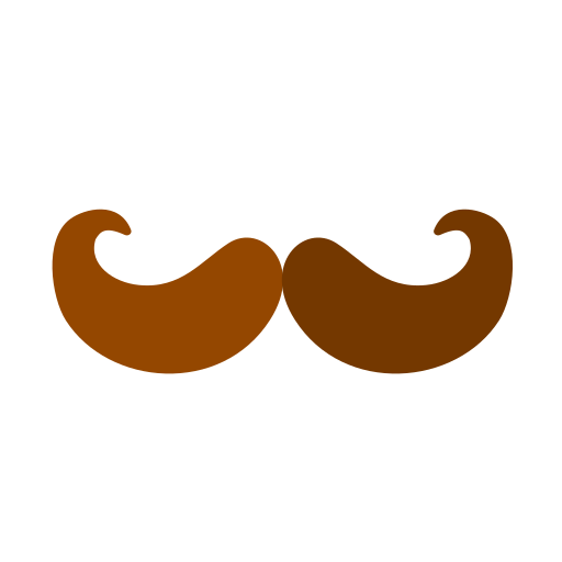 Mustache free icon Mustache free icon