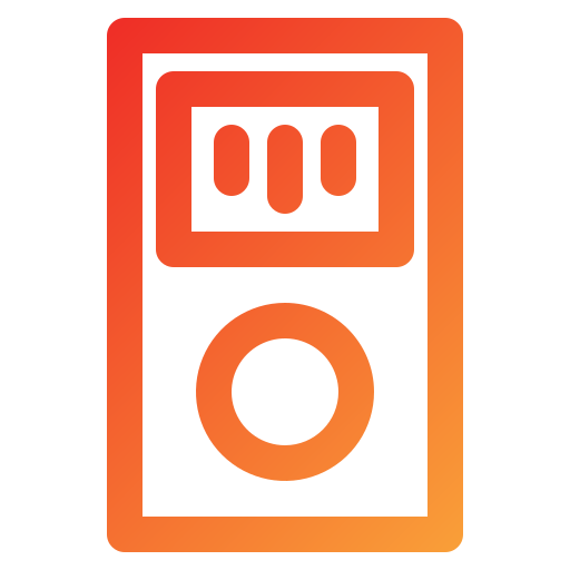 reproductor de música icono gratis