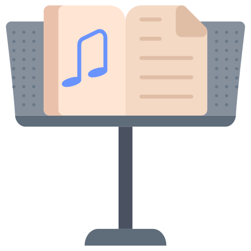 libro de música icono gratis