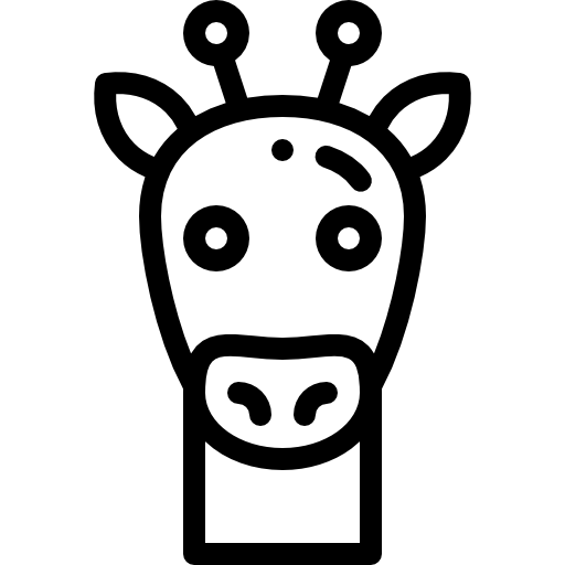 jirafa icono gratis