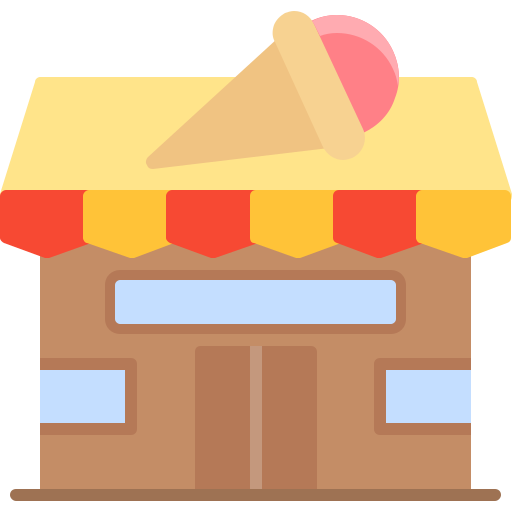 ice cream shop Icône gratuit ice cream shop Icône gratuit