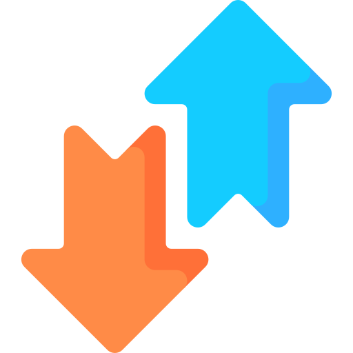 Up and Down free icon Up and Down free icon