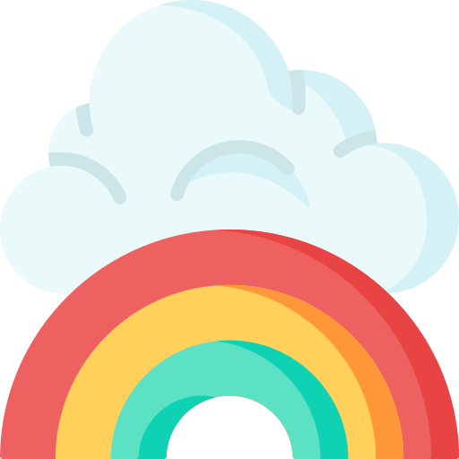 arco iris icono gratis