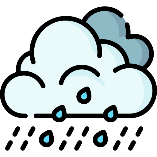 Heavy rain - Free weather icons