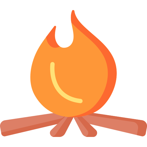 hoguera icono gratis
