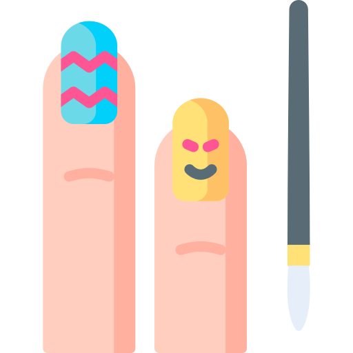 arte de uñas icono gratis