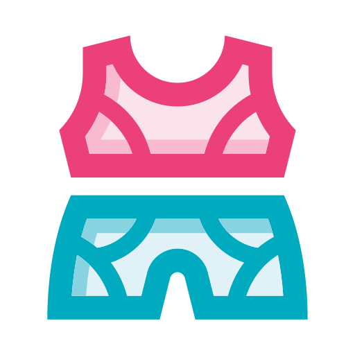 ropa de deporte icono gratis