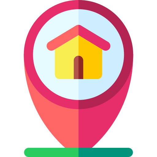 Location Basic Rounded Flat Icon