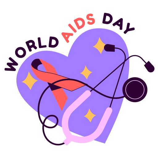 world aids day gratuit sticker