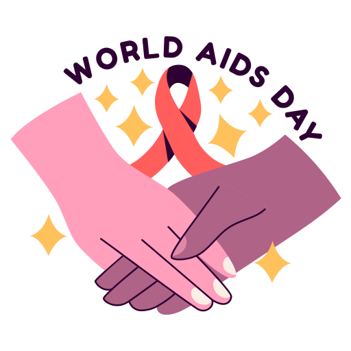 world aids day gratis sticker