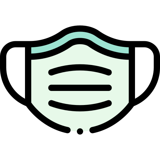 Mask Detailed Rounded Lineal color icon