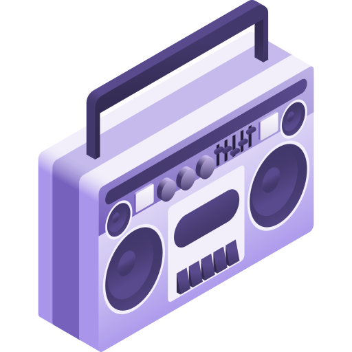 boombox icono gratis